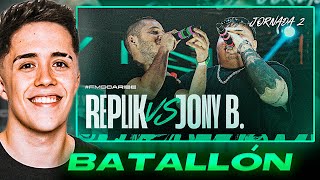 GAZIR reacciona a JONY BELTRÁN vs REPLIK en FMS CARIBE 🏴‍☠️ [upl. by Lledraw]