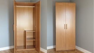 Ikea Brimnes wardrobe with 2 doors  assembly [upl. by Ytak70]