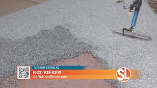 Refurbish your ugly patio with concrete coating from Rubber Stone AZ [upl. by Uticas]