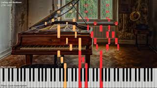 BeethovenLiszt  Symphony 8 in F Major Op 93  Piano Synthesia  Library of Music [upl. by Deeanne]