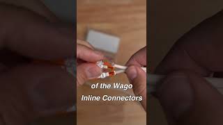 Wago Inline Connectors  Easy Wire Splicing [upl. by Irrahs520]