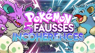 5 FAUSSES INCOHÉRENCES dans POKEMON [upl. by Ermin166]