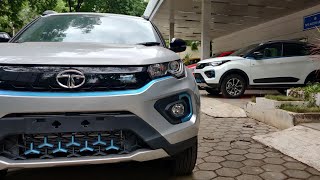 Tata Nexon EV  All Colours Quick Walkaround Review  AutoTrend [upl. by Hsitirb]