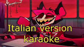 Alastor Insane  Karaoke Italian Version Hazbin Hotel [upl. by Tara]