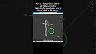 VRM to FBX Converter Tutorial  3D Modeling Pipeline vrm fbx convert 3dmodel [upl. by Morel]