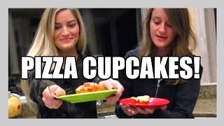 How To Make Pizza Cupcakes  iJustine Cooking  iJustine [upl. by Gerianna]