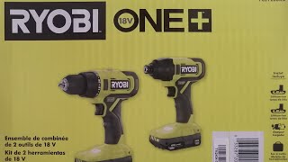 Ryobi ONE  Drill amp Impact Driver Unboxing [upl. by Rodolfo]