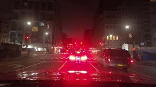 Driving from Manhattan to Newark Liberty International Airport Marriott [upl. by Yeliac]