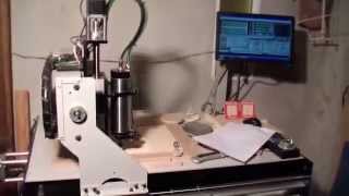 CNC Router cortando MDF Fibrofacil de 6mm [upl. by Derag299]