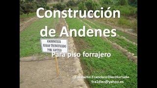 Construcción de Andenes para piso forrajero [upl. by Hillie]