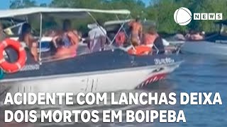 Acidente com lanchas deixa dois mortos e uma mulher desaparecida em Boipeba [upl. by Schulein]