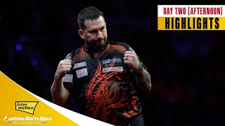 SEEDS SHINING  Day Two Afternoon Highlights  2023 Interwetten Austrian Darts Open [upl. by Nonnahsed881]