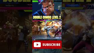 GUILE SF6 DOUBLE COMBO LEVEL 2 HIGH LEVEL GAMEPLAY スト6 sf6guile streetfighter [upl. by Cerellia]