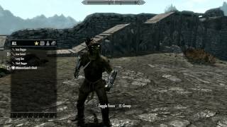 Skyrim Mod Block While Staggering [upl. by Ahsial]