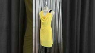 Draping a Cowl Neck Dress in Jersey Fabric [upl. by Anwahs]