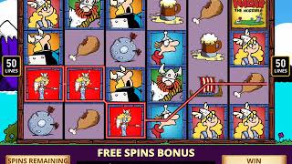 HAGAR THE HORRIBLE Video Slot Casino Game with a VIKING ATTACK FREE SPIN BONUS [upl. by Phylys500]