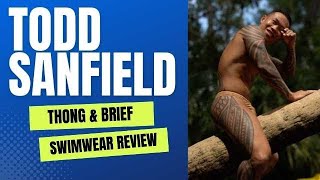 TODD SANFIELD Mens Swimwear Review thong and bikini 64 [upl. by Linskey]