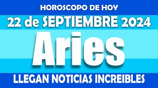 ARIES ⚠️❌ UNA RELACIÓN SE TERMINA ❌⚠️HOROSCOPO DE HOY 22 DE SEPTIEMBRE 2024 💖 HOROSCOPO ARIES 💖 [upl. by Omari223]