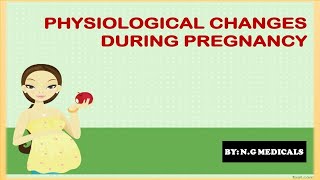 Physiological changes during pregnancy part1 EASY NOTES FULL EXPLANATION IN HINDI  NG MEDICALS [upl. by Ajtak]