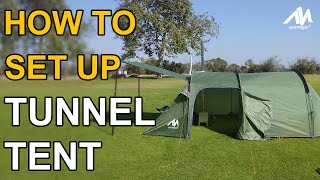 How to set up ayamaya tunnel tents for camping  Step by step [upl. by Rafiq]