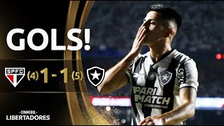 GOLS  SÃO PAULO X BOTAFOGO  QUARTAS DE FINAL  CONMEBOL LIBERTADORES 2024 [upl. by Namurt]