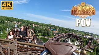 Ride to Happiness POV Car 3 4K 60FPS 2024 Plopsaland de Panne Mack Spinner  NonCopyright [upl. by Hillegass805]