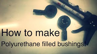 DIY HOW TO MAKE POLYURETHANE BUSHINGS [upl. by Nylhsoj541]