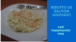 Risotto con salmon ahumado con thermomix tm5 [upl. by Odlareg]