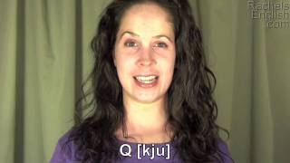 How to Pronounce the Alphabet American English Pronunciation [upl. by Wanonah158]