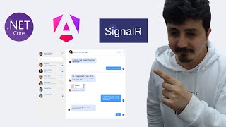 Realtime Chat App using NET Angular and SignalR [upl. by Riess538]