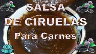 COMO PREPARAR SALSA DE CIRUELAS Para Carnes recetasyicaos recetas recetasfaciles cenanavideña [upl. by Aigneis103]