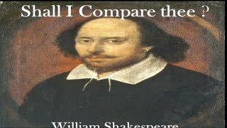 Shall I Compare thee by William Shakespeare [upl. by Ecyt]