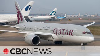 12 injured after Qatar Airways flight hits midair turbulence over Turkey [upl. by Adallard]