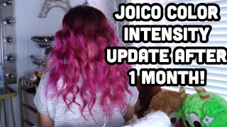 Joico color intensity Update after 1 month [upl. by Akenahc]