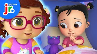 Bella and CeCes Pajama Party Song 🧸💤🌙 CoComelon Lane  Netflix Jr [upl. by Audette]