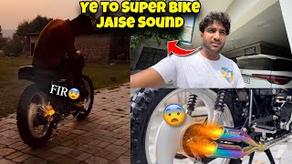 10r Ka Silencer लगवादीया😨Splendor Bilkul Super Bile Ki Sound Karnelgi 😱​⁠shekher5600Vlogs [upl. by Jeminah]