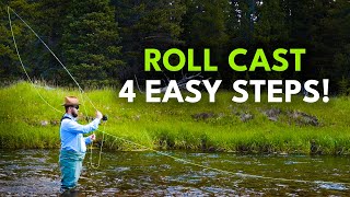 How to Roll Cast — Fly Fishing For Beginners  Module 3 Section 2 [upl. by Nolahs]