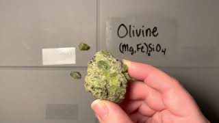 Mineral Identification  Olivine [upl. by Richie]