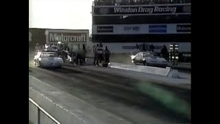 all NHRA Gatornationals Pro Stock Final Rounds from 1980 to 1989 [upl. by Latt]