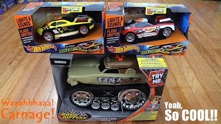 Toy Cars and Trucks Hot Wheels Flash Drifter and Road Rippers Monster Truck Unboxing [upl. by Nytnerb]