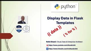 Python  Displaying Data in Flask templates [upl. by Nobie]