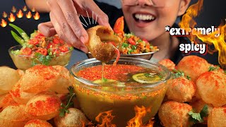 SPICY PANIPURI CHALLENGE  PANIPURI EATING CHALLENGE  INDIAN STREET FOOD  EATING VERY SPICY FOOD [upl. by Nilson]