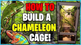 DIY CHAMELEON CAGE [upl. by Ayak516]