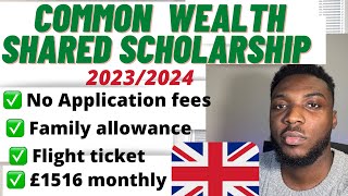 How to apply for Commonwealth Shared Scholarship In UK 20232024 COVERS ALL COST [upl. by Nosloc]