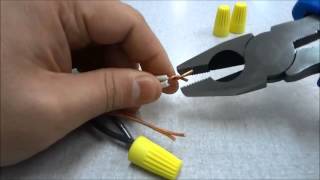 How To Connect Electrical Wires Together Tutorial [upl. by Devi]