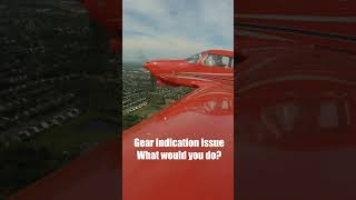 Gear Indicator Issue • What would you do pilotstuff flightschool aviation professionalpilot [upl. by Idalia]