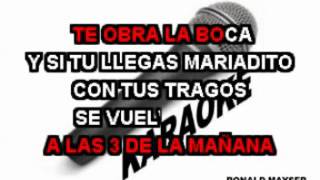 MUJER CELOSA EL GRAN COMBO KARAOKE [upl. by Clea641]