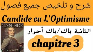 Candide ou LOptimisme chapitre 3 تلخيص مع الشرح résumé2 bac et bac libre كنديدVoltaire [upl. by Htiekal243]