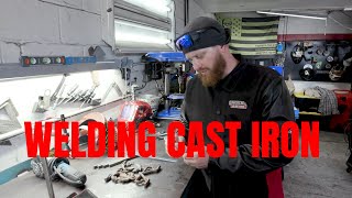 Welding Cast Iron Repairs and Ornamental Projects [upl. by Ha13]