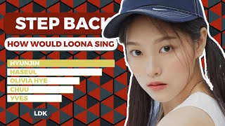 STEP BACK Girls On Top  How would LOONA sing REQUESTED [upl. by Ynaffad]